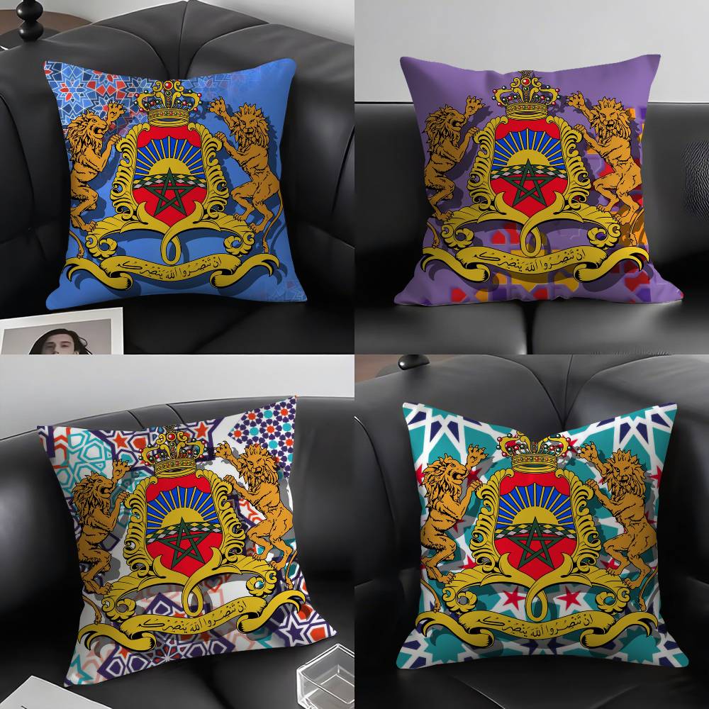 Home Office Passport - A-Algerian Passport Pattern Pillow Case Home