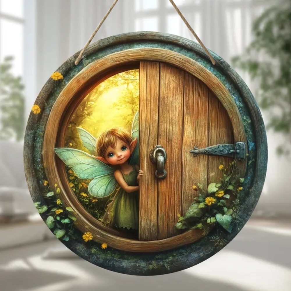 2D Charming Fairy Door Circula - Home Office Logo recension och pris
