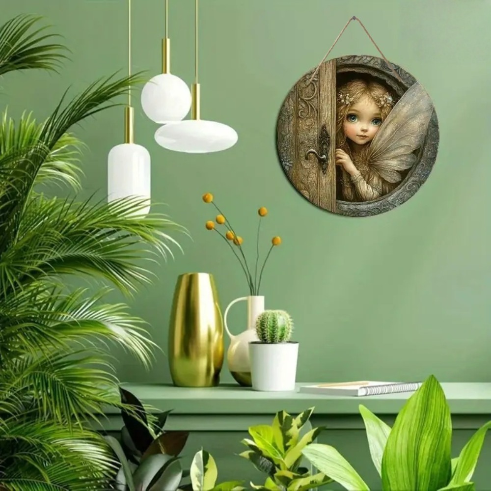 2D Charming Fairy Door Circula - Home Office Logo recension och pris