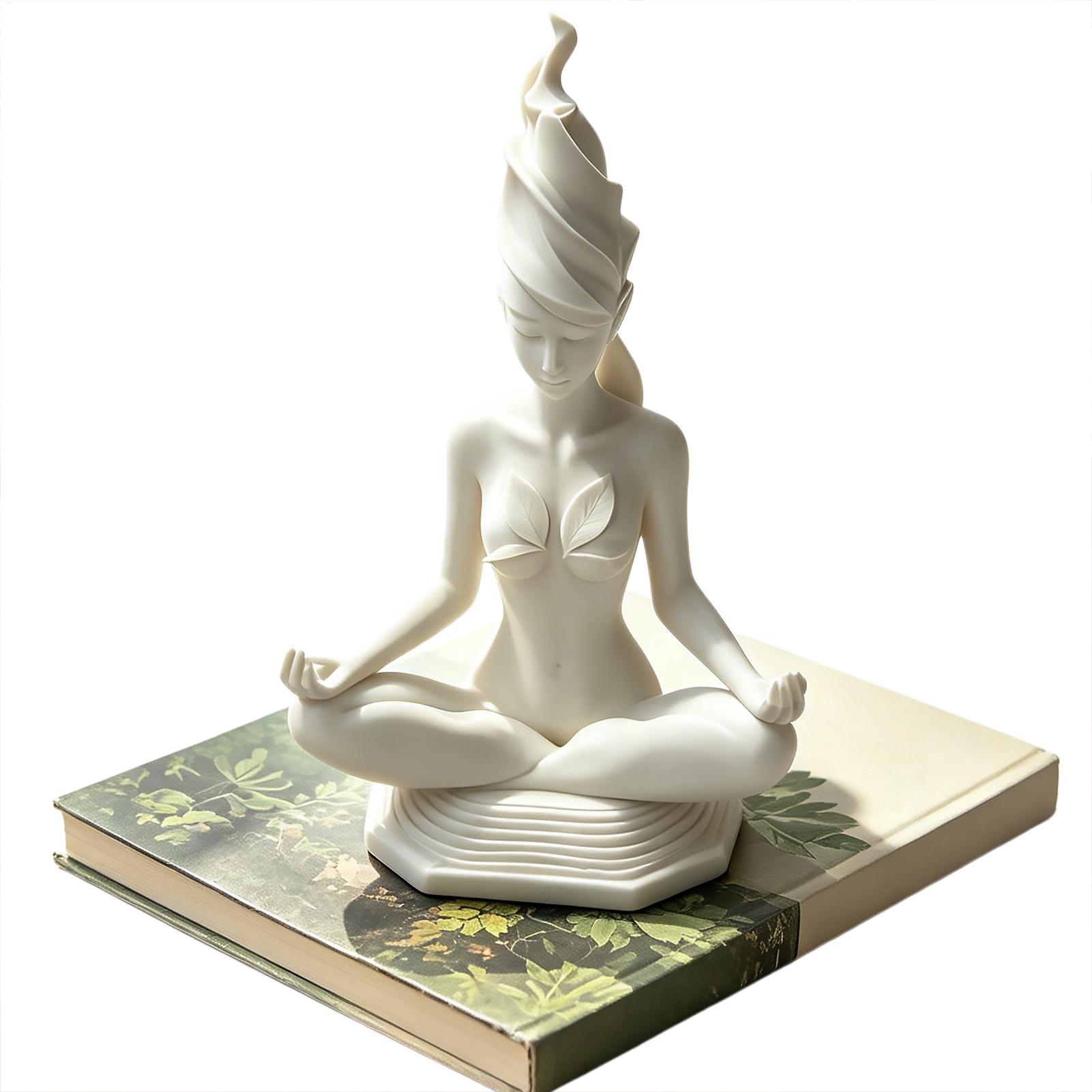 Meditation Women Yoga Figurine - Home Office Yoga Room recension och pris