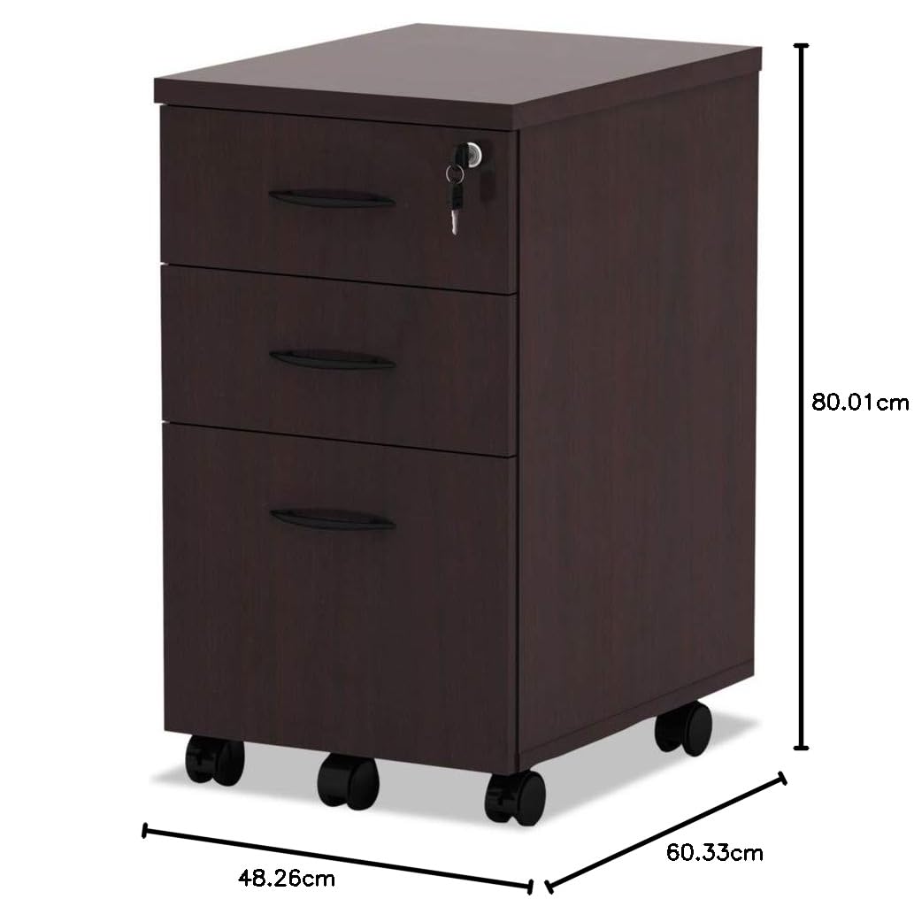 Mobile Pedestal File Cabinet 3 - Drawer Pedestal Cabinet recension och pris