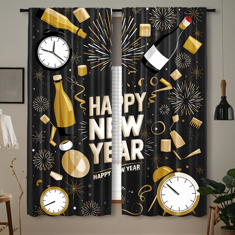 2pcs Happy New Year 2025 Conte - Home Office Rate 2025 recension och pris