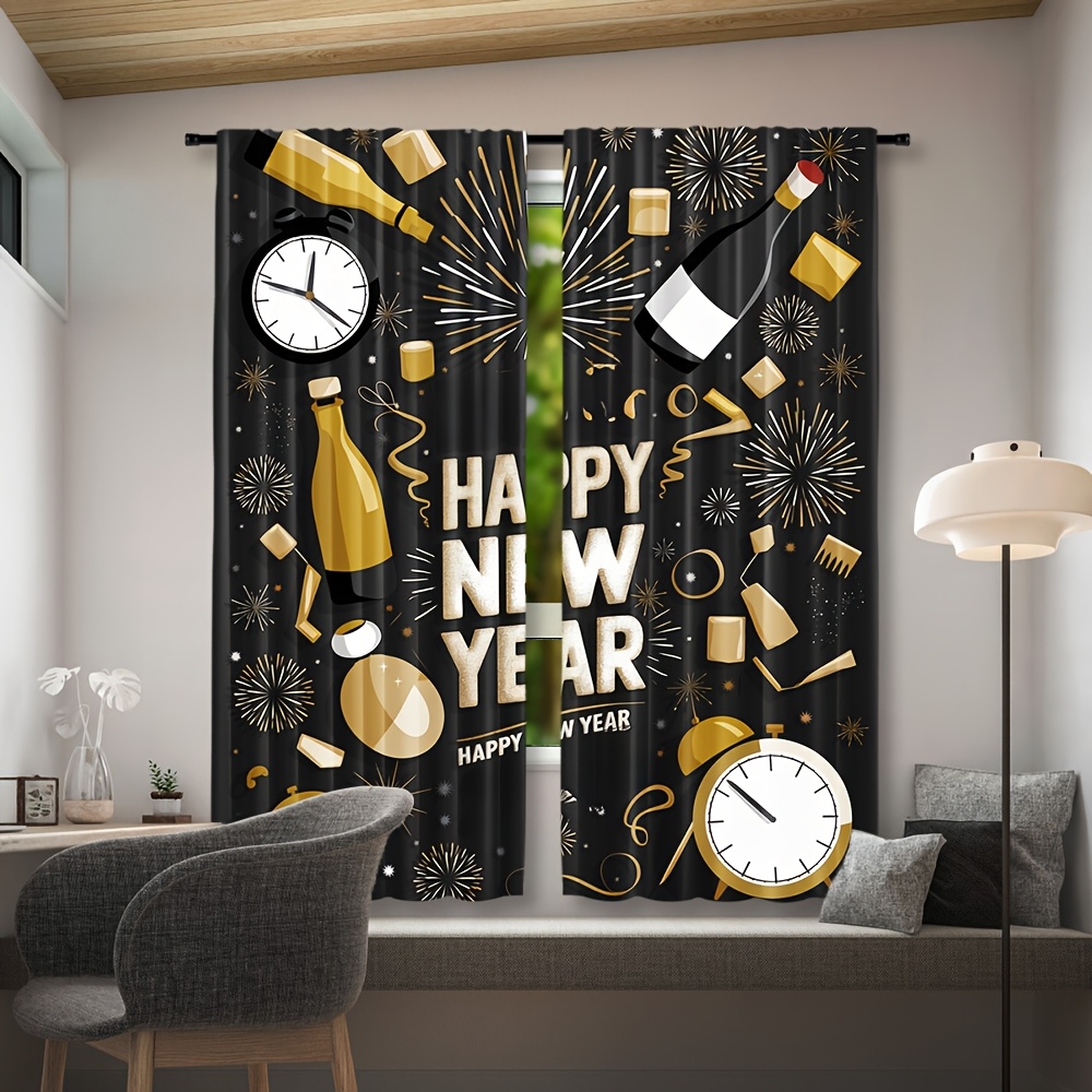 2pcs Happy New Year 2025 Conte - Home Office Rate 2025 recension och pris