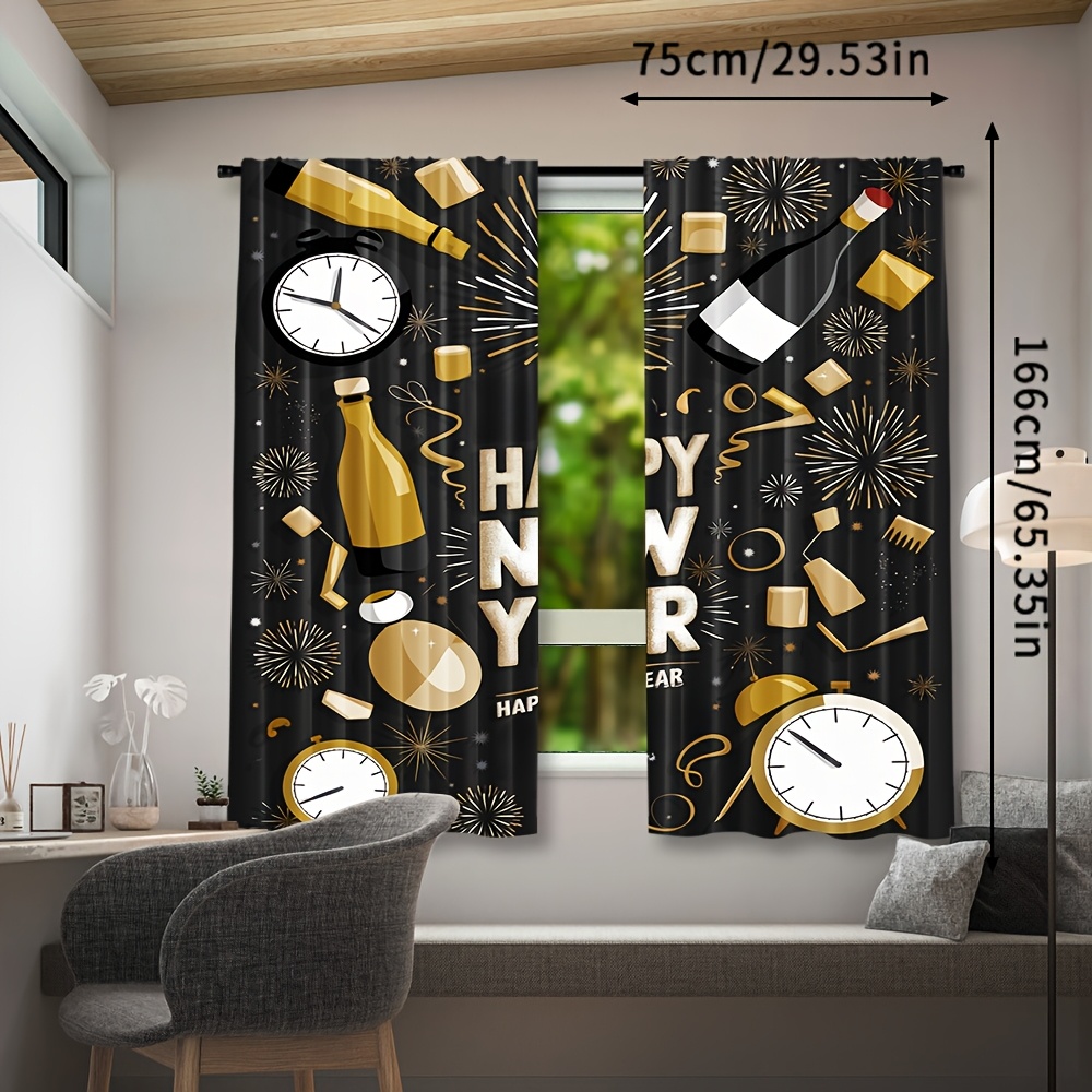 2pcs Happy New Year 2025 Conte - Home Office Rate 2025 recension och pris