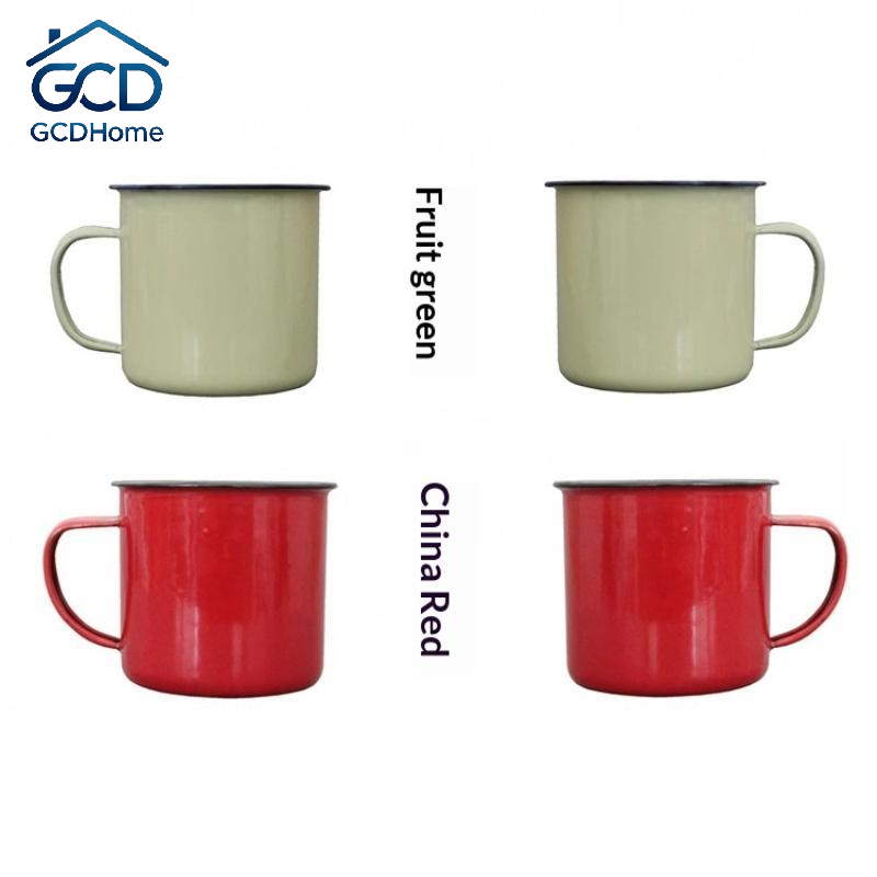 Food Safe Enamel Drinking Mugs - Home Office Logo recension och pris