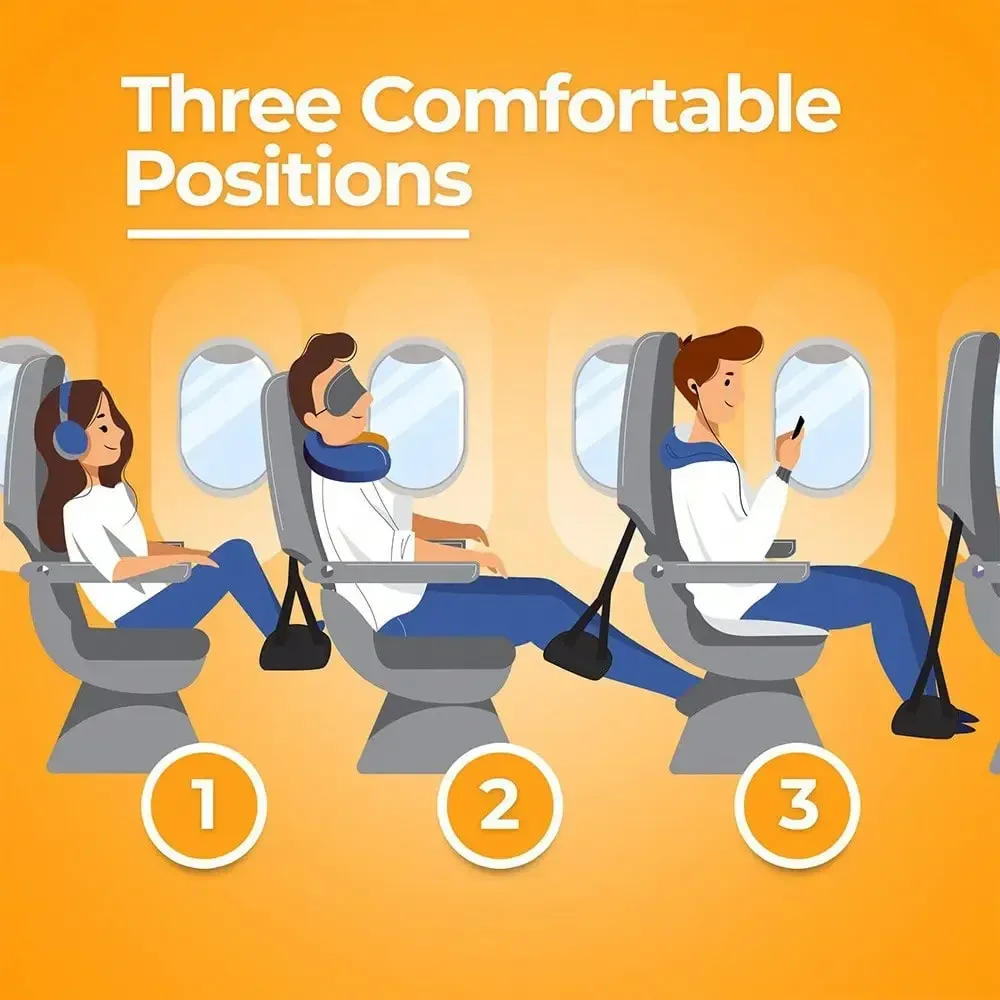 Travel Rest Hanging Footstool  - Home Or Office Use recension och pris