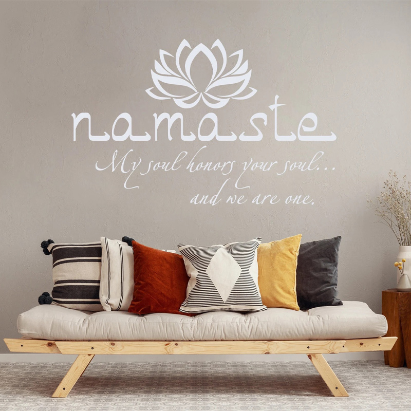 Namaste Quotes Wall Sticker Vi - Home Office Yoga Room recension och pris