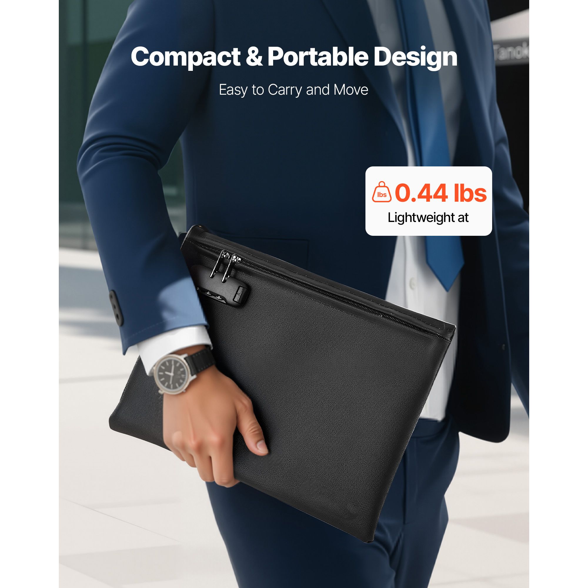Fireproof Document Bag, 1832 F - Home Office Passport recension och pris
