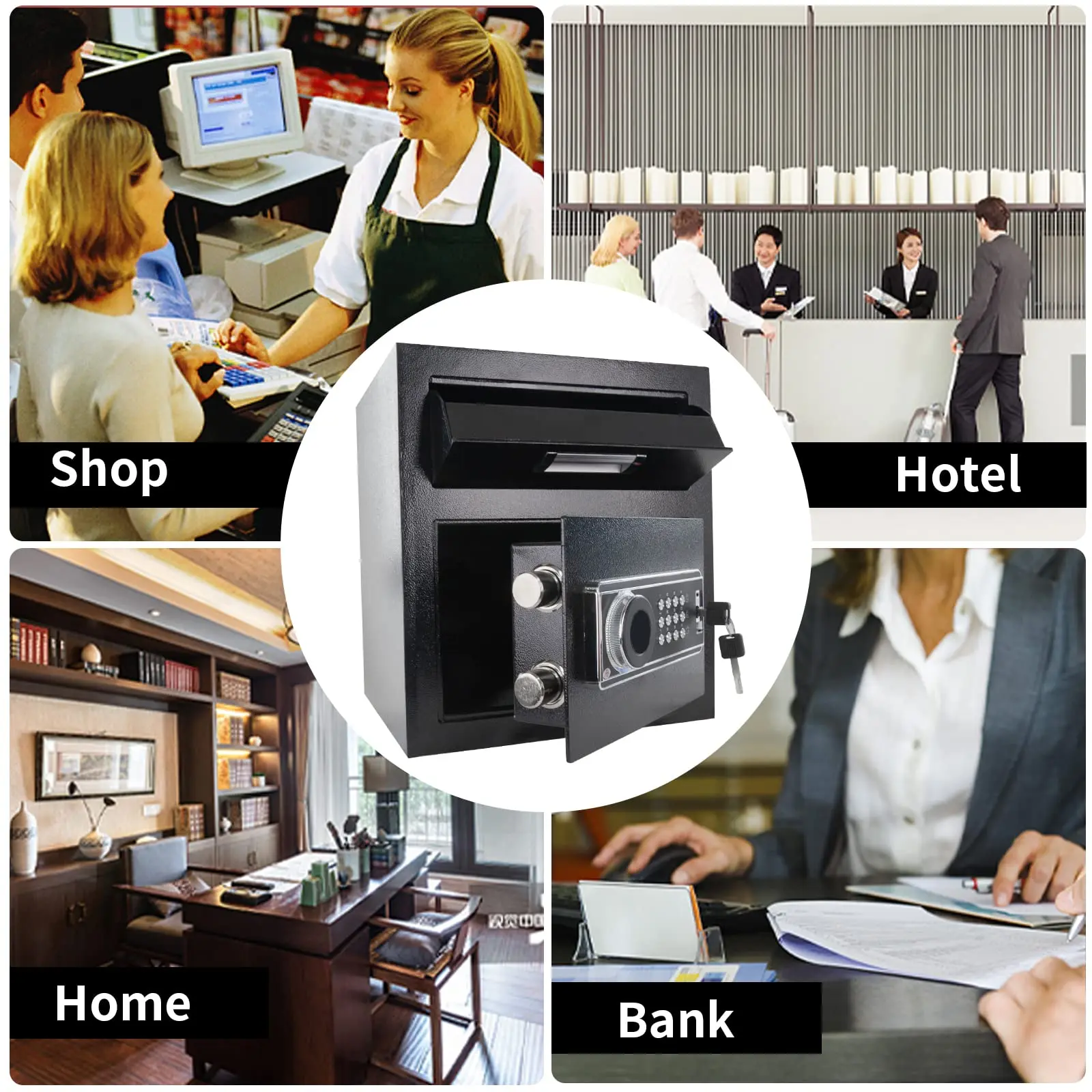-Security Safe Box with Digita - Home Office Passport recension och pris