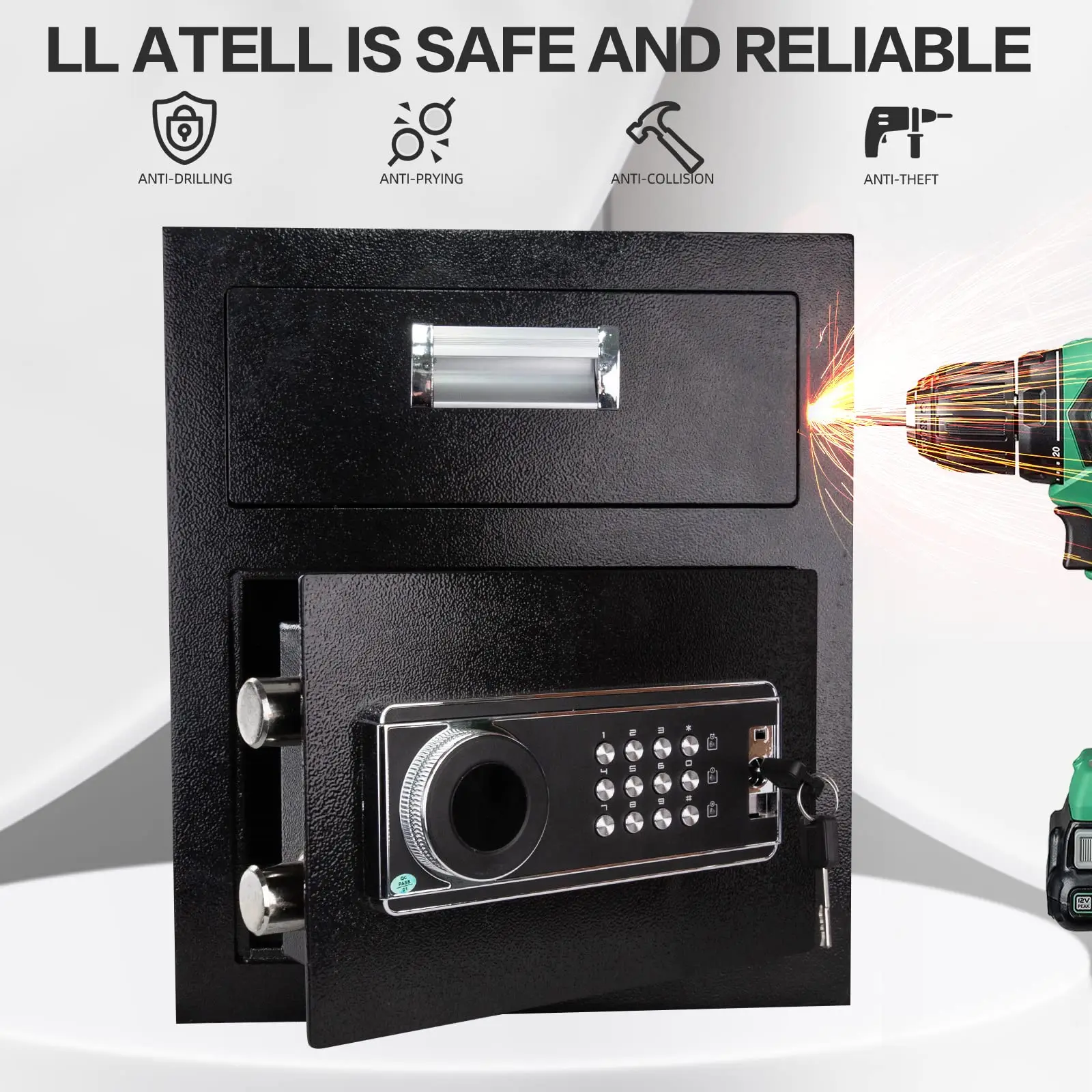 -Security Safe Box with Digita - Home Office Passport recension och pris