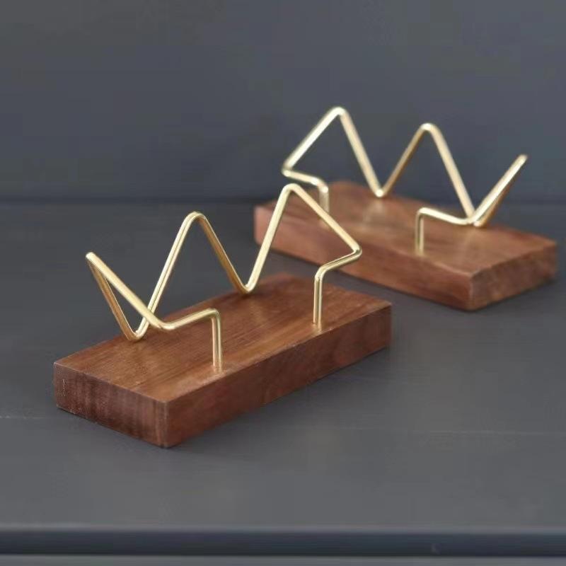 【A8】Wooden Business Card Holde - Home Or Office Use recension och pris