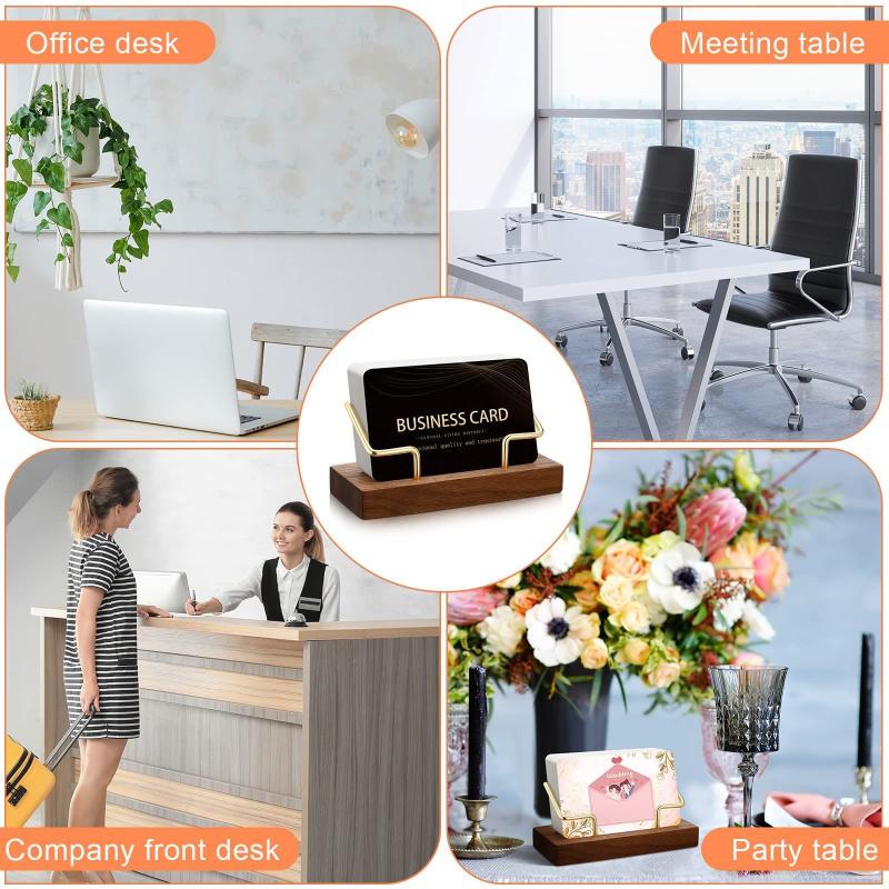 【A8】Wooden Business Card Holde - Home Or Office Use recension och pris
