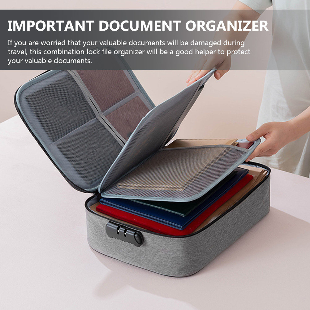 Portable Document Lock Box wit - Home Office Passport recension och pris