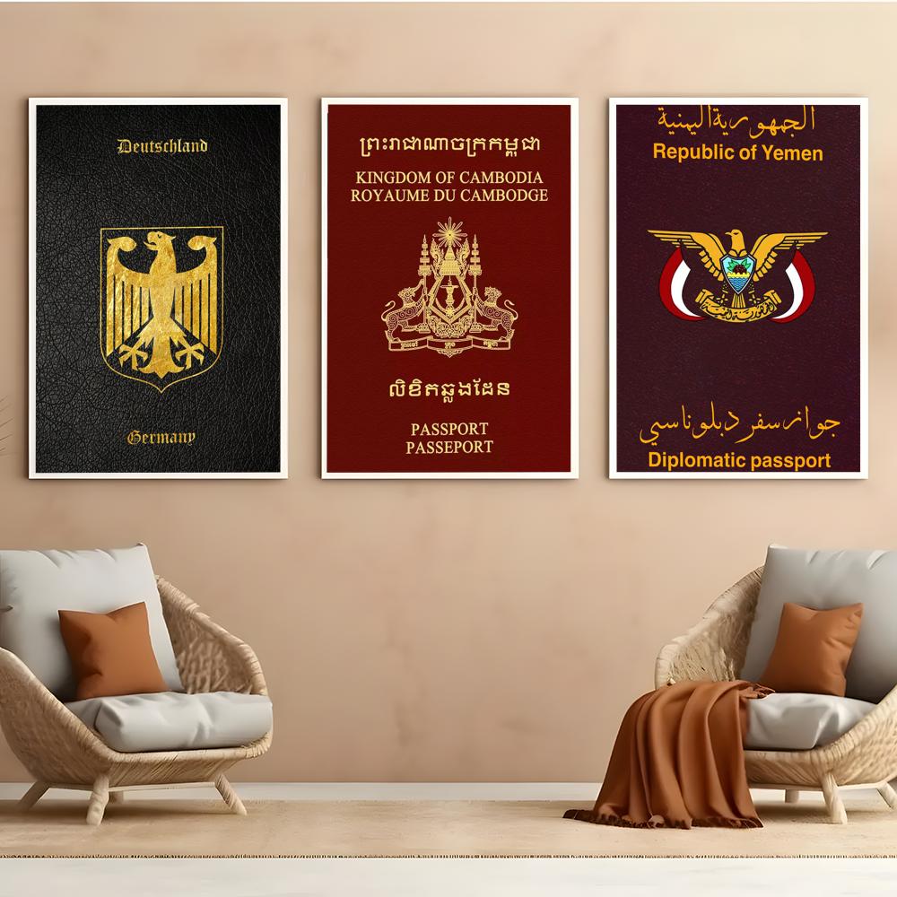 Deep Red-background Passports  - Home Office Passport recension och pris