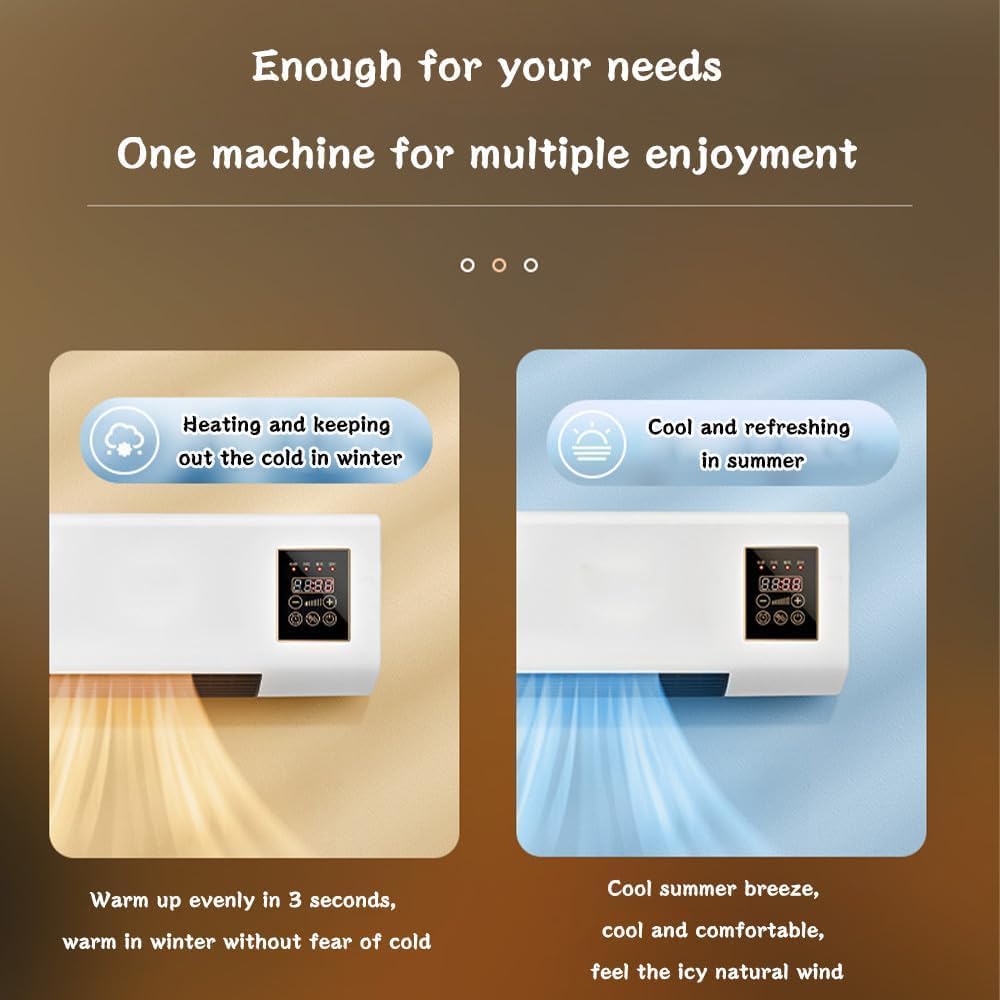Portable Air Fan, 2000W Wall-M - Home Office Hours recension och pris