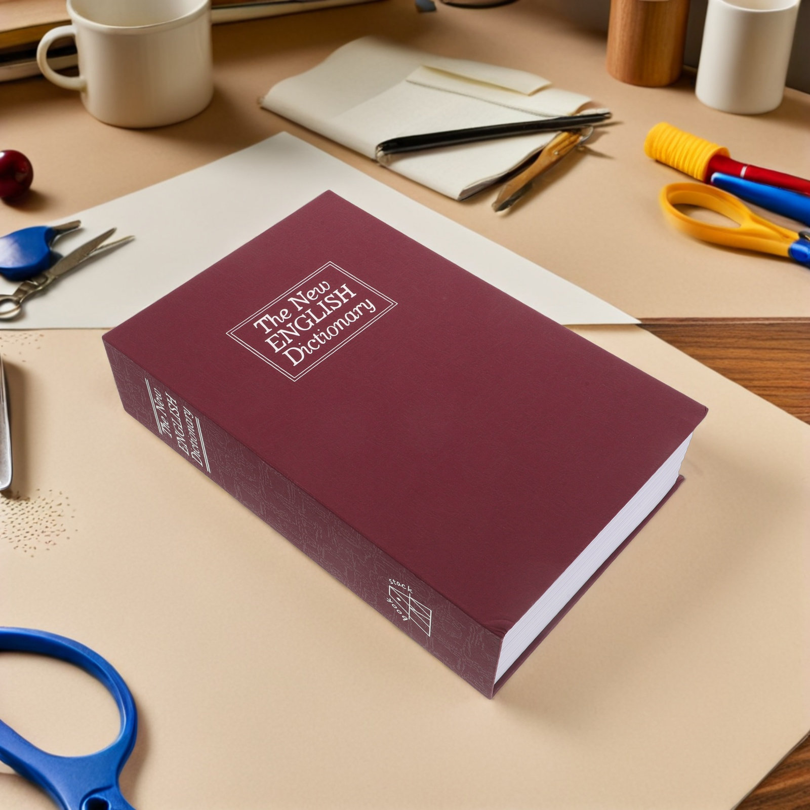 Red Imitation Book Shaped Safe - Home Office Passport recension och pris