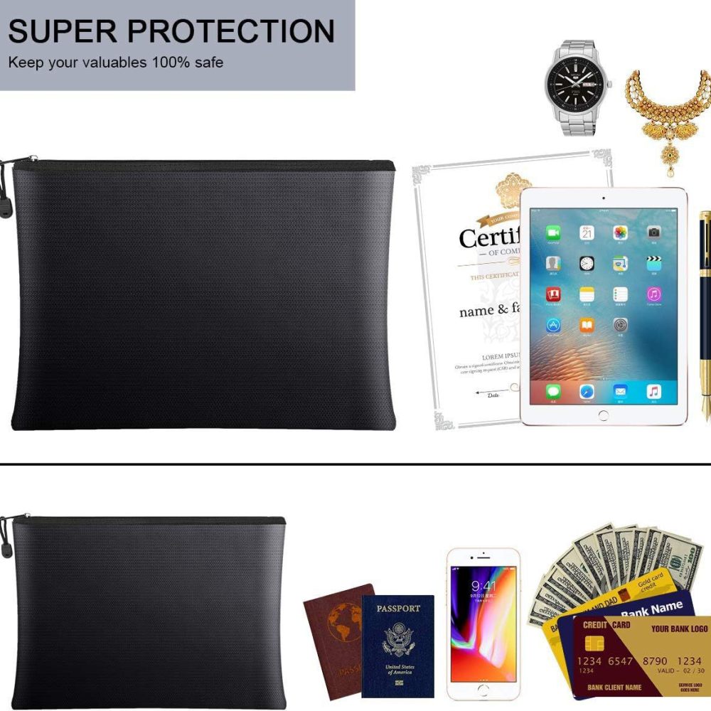 Fireproof Document Bag Waterpr - Home Office Passport recension och pris