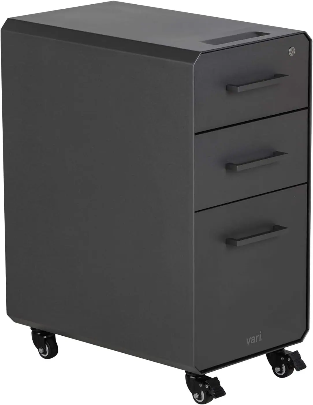 Slim File Cabinet - Three Draw - Drawer Pedestal Cabinet recension och pris