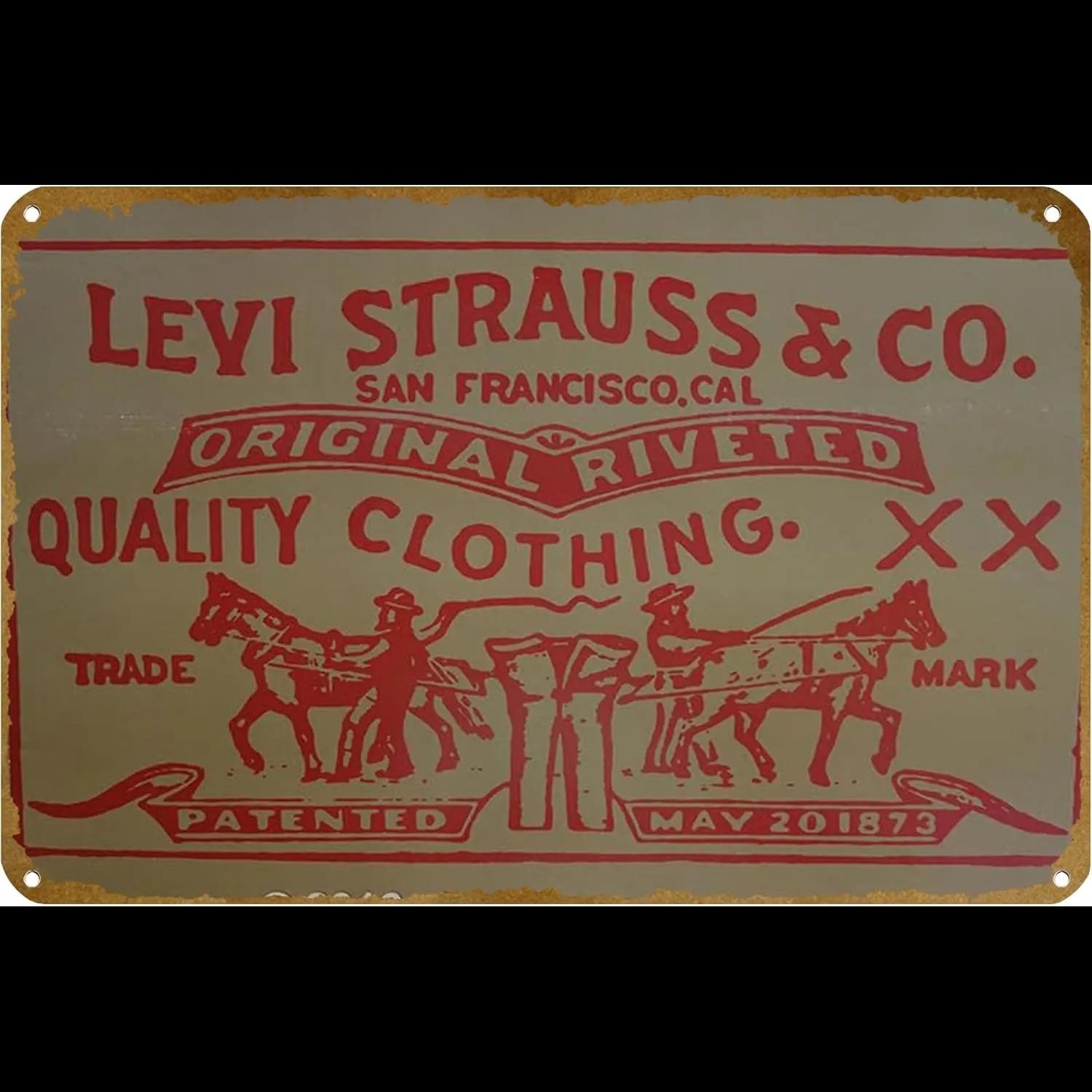Levi Strauss Co Vintage Logo - - Home Office Logo recension och pris